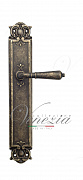 Дверная ручка Venezia "VIGNOLE" на планке PL97 античная бронза