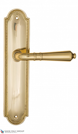 Дверная ручка на планке Fratelli Cattini "TOSCANA" PL248-OLV полированная латунь