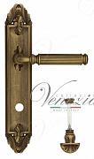 Дверная ручка Venezia "MOSCA" WC-4 на планке PL90 матовая бронза