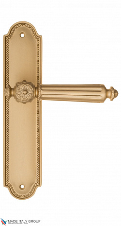 Дверная ручка на планке Fratelli Cattini "TORCELLO" PL248-BS матовая латунь