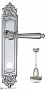 Дверная ручка на планке Fratelli Cattini "MARANI" WC-2 PL96-CR полированный хром