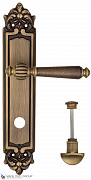 Дверная ручка на планке Fratelli Cattini "MARANI" WC-2 PL96-BY матовая бронза