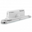 Доводчик ISPARUS 430, от 50 до 110 кг., с рычажной тягой, цвет - белый
