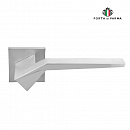 Дверная ручка на розетке PORTA DI PARMA Origami  Матовый хром