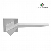 Дверная ручка на розетке PORTA DI PARMA Origami  Матовый хром