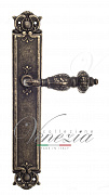 Дверная ручка Venezia "LUCRECIA" на планке PL97 античная бронза