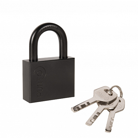 Замок Punto (Пунто) навесной PK-1540 3 key диск.ключ.