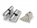 Цилиндровый механизм R300/60 mm (25+10+25) CP хром 5 ключей