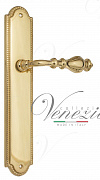 Дверная ручка Venezia "GIFESTION" на планке PL98 полированная латунь