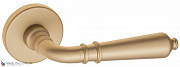 Дверная ручка на круглом основании Fratelli Cattini "TOSCANA" 7.7-KD  золото крайола