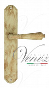 Дверная ручка Venezia ART "VIGNOLE" на планке PL02 слоновая кость + медь