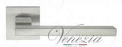 Дверная ручка на квадратном основании Fratelli Cattini "SLIM" 8-CS матовый хром