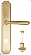 Дверная ручка на планке Fratelli Cattini "TOSCANA" WC-2 PL02-OLV полированная латунь
