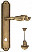 Дверная ручка Venezia "OPERA" WC-2 на планке PL98 матовая бронза