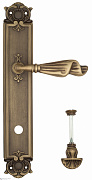 Дверная ручка Venezia "OPERA" WC-4 на планке PL97 матовая бронза