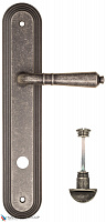 Дверная ручка на планке Fratelli Cattini "TOSCANA" WC-2 PL288-IA античное серебро