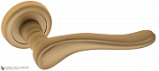 Дверная ручка на круглом основании Fratelli Cattini "LAVERA" D1-BS матовая латунь
