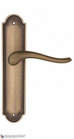 Дверная ручка на планке Fratelli Cattini "LAVERA" PL248-BY матовая бронза