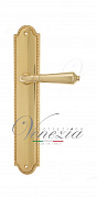 Дверная ручка Venezia "VIGNOLE" на планке PL98 полированная латунь