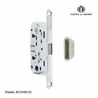 Защелка врезная магнитная под фиксатор  PORTA DI PARMA Polaris Полированный хром