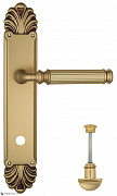 Дверная ручка Venezia "MOSCA" WC-2 на планке PL87 французское золото
