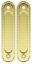 Ручка для раздвижных дверей SH010/CL GOLD-24 Золото 24К