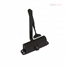 Доводчик DOORLOCK DL77N EN4/5 черный, крепежные размеры 162-168ммX19мм