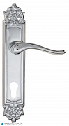Дверная ручка на планке Fratelli Cattini "LAVERA" CYL PL96-CR полированный хром