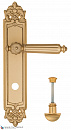 Дверная ручка на планке Fratelli Cattini "TORCELLO" WC-2 PL96-BS матовая латунь