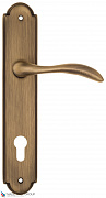 Дверная ручка на планке Fratelli Cattini "LUCCIA" CYL PL257-BY матовая бронза