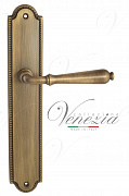 Дверная ручка Venezia "CLASSIC" на планке PL98 матовая бронза