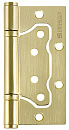 Петля универсальная без врезки 500-2BB 100x2,5 SB (матовое золото)