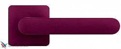 Дверная ручка на квадратном основании COLOMBO ONEQ CC21RSB-C10 матовое вино фиолетовое