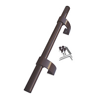 Ручка дверная Ригель-РП-500 коричневая