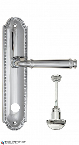 Дверная ручка на планке Fratelli Cattini "FARFALLA" WC-2 PL248-CR полированный хром