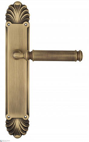 Дверная ручка Venezia "MOSCA" на планке PL87 матовая бронза
