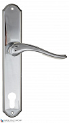 Дверная ручка на планке Fratelli Cattini "LAVERA" CYL PL02-CR полированный хром