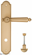 Дверная ручка на планке Fratelli Cattini "TORCELLO" WC-2 PL257-BS матовая латунь