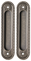 Ручка для раздвижных дверей SH010/CL AS-9 Античное серебро