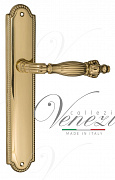 Дверная ручка Venezia "OLIMPO" на планке PL98 полированная латунь