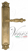 Дверная ручка Venezia "OLIMPO" на планке PL97 полированная латунь