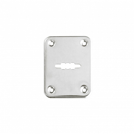 Ключевина для сувальдного ключа DL S03/L PB (полированная латунь) прямоугольная 48x62 мм, 1 шт.