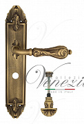 Дверная ручка Venezia "MONTE CRISTO" WC-4 на планке PL90 матовая бронза