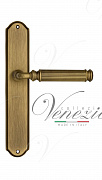 Дверная ручка Venezia "MOSCA" на планке PL02 матовая бронза