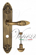 Дверная ручка Venezia "CASANOVA" WC-2 на планке PL90 матовая бронза