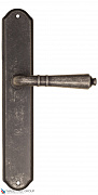 Дверная ручка на планке Fratelli Cattini "TOSCANA" PL02-IA античное серебро