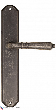 Дверная ручка на планке Fratelli Cattini "TOSCANA" PL02-IA античное серебро