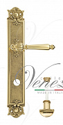 Дверная ручка Venezia "PELLESTRINA" WC-2 на планке PL97 полированная латунь