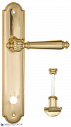 Дверная ручка на планке Fratelli Cattini "MARANI" WC-2 PL257-OLV полированная латунь