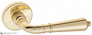 Дверная ручка на круглом основании Fratelli Cattini "VIGNOLE" DIY 7.1-OLV полированная латунь